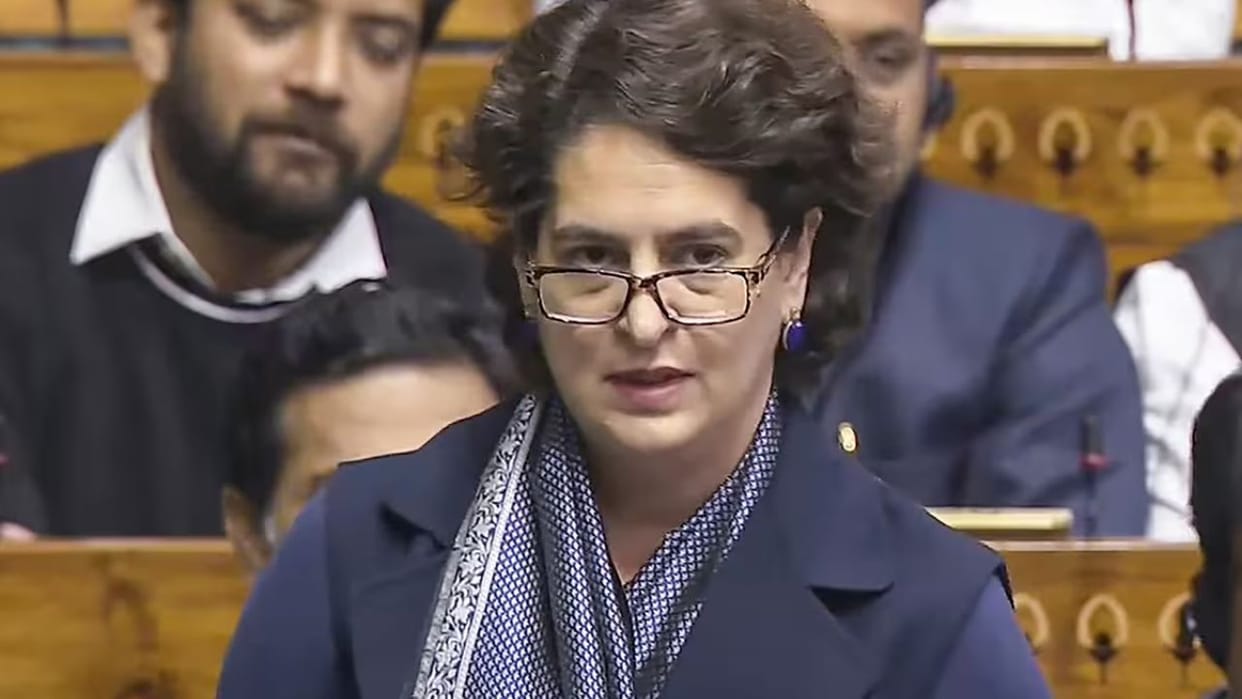 Priyanka Gandhi's attack on Govt, said- Opposition is not being allowed to raise issues in Parliament
