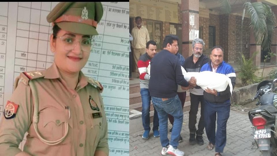 Death of lady sub inspector: wore uniform after her father's death Died Married a year ago