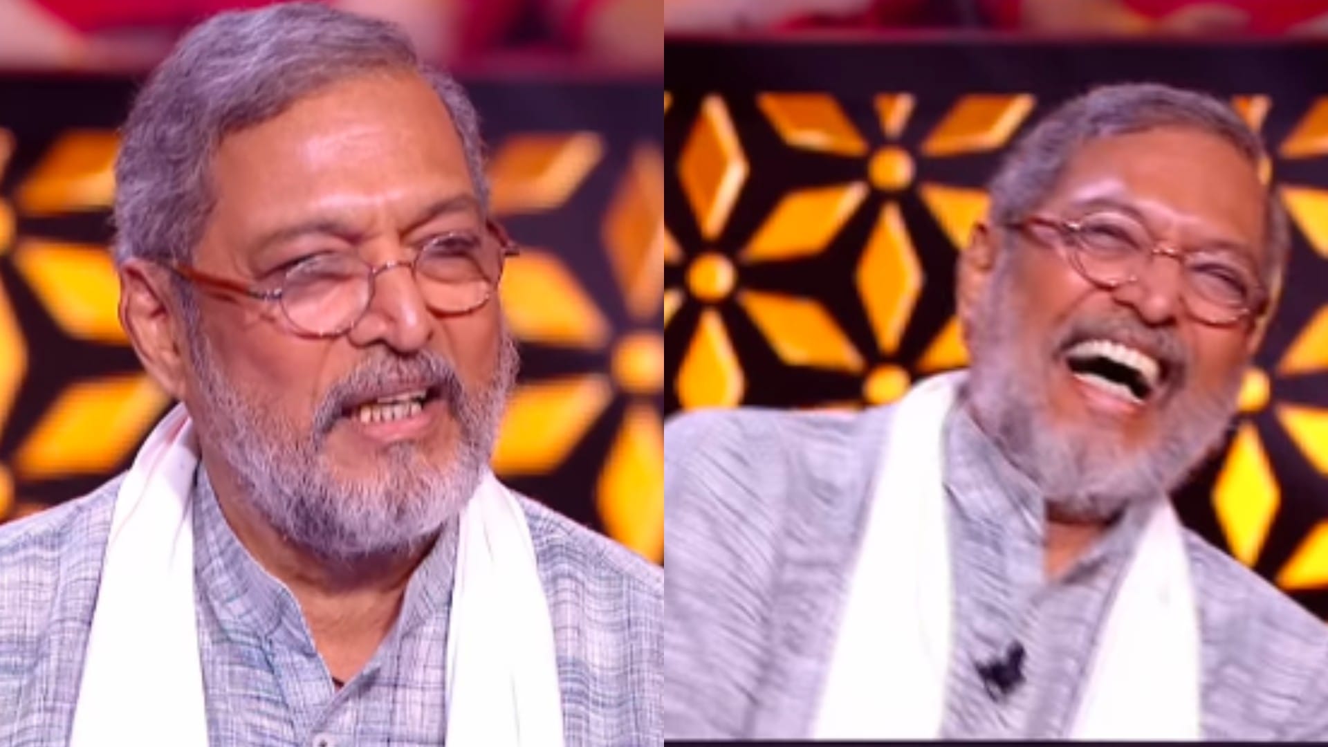 Nana Patekar sing song with Amitabh Bachchan in KBC 16 ask mere paas gadi hai bangla hai tumhare paas kya hai