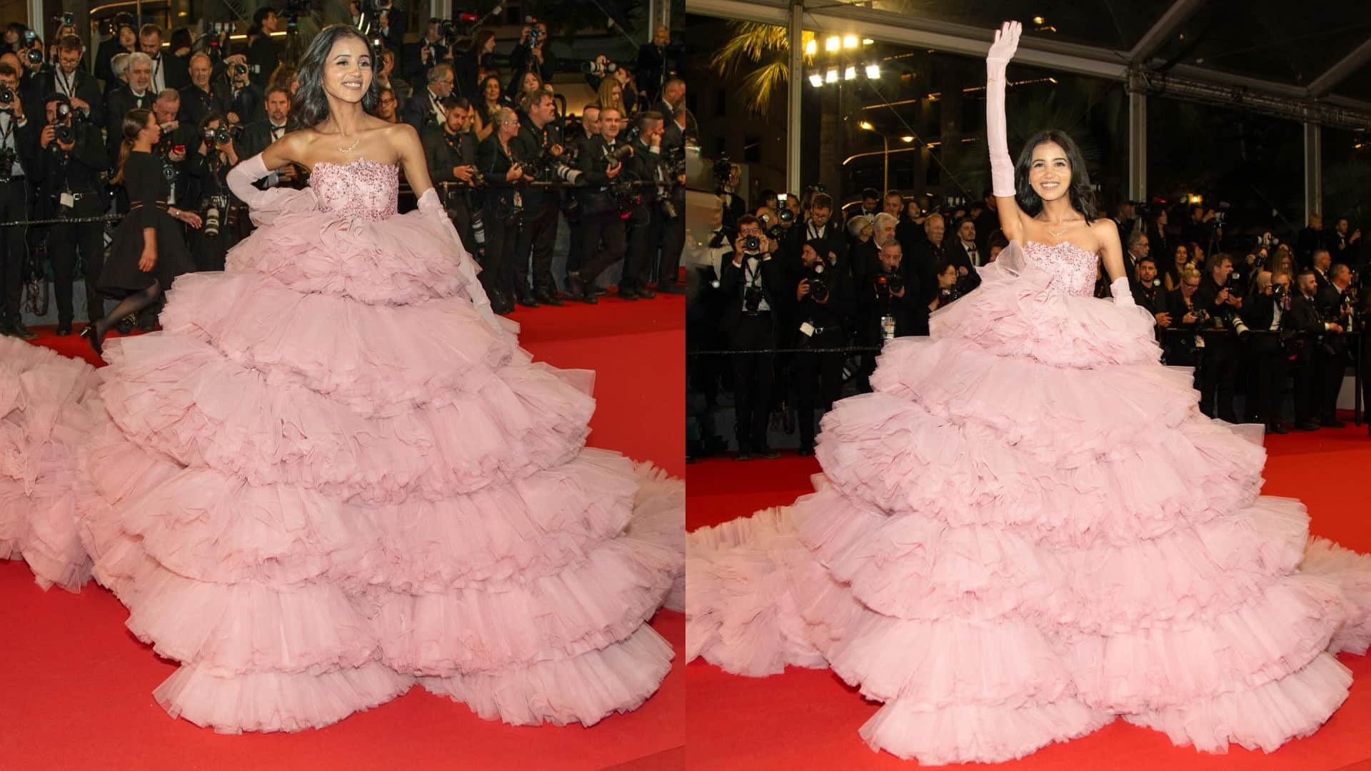 year ender 2024 fashion influencer nancy tyagi dress in cannes film festival photos