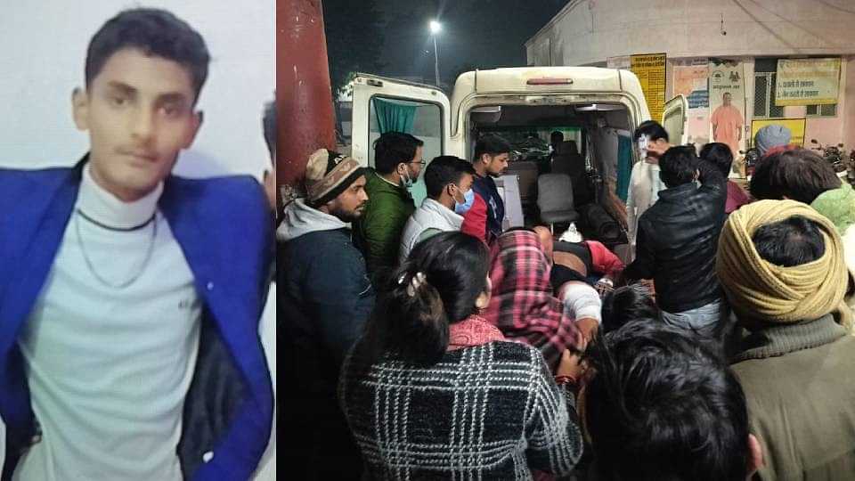 speeding vehicle hit two cousins riding scooter In Bahraich one died and other is in critical condition