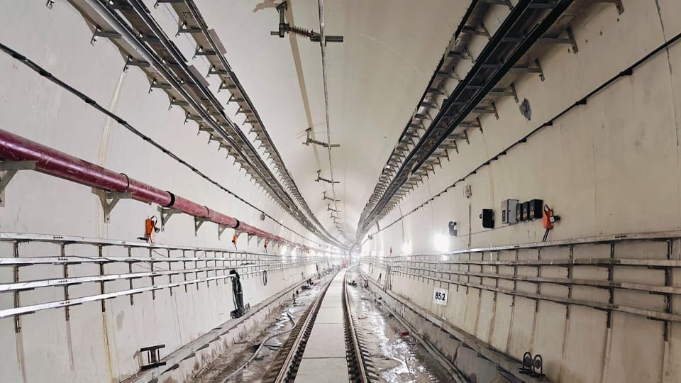 T-33 tunnel work completed way is cleared for running trains between Kashmir and Kanyakumari