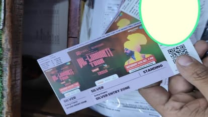 Diljit Doshanjh Concert in Chandigarh show tickets black tickets worth Rs 2500 for Rs 25 thousand