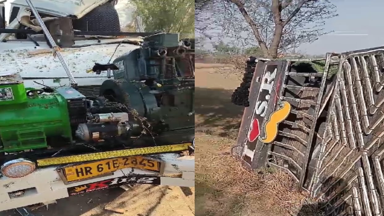 Accident happened while returning from a birthday party in Bhiwani, two youths died
