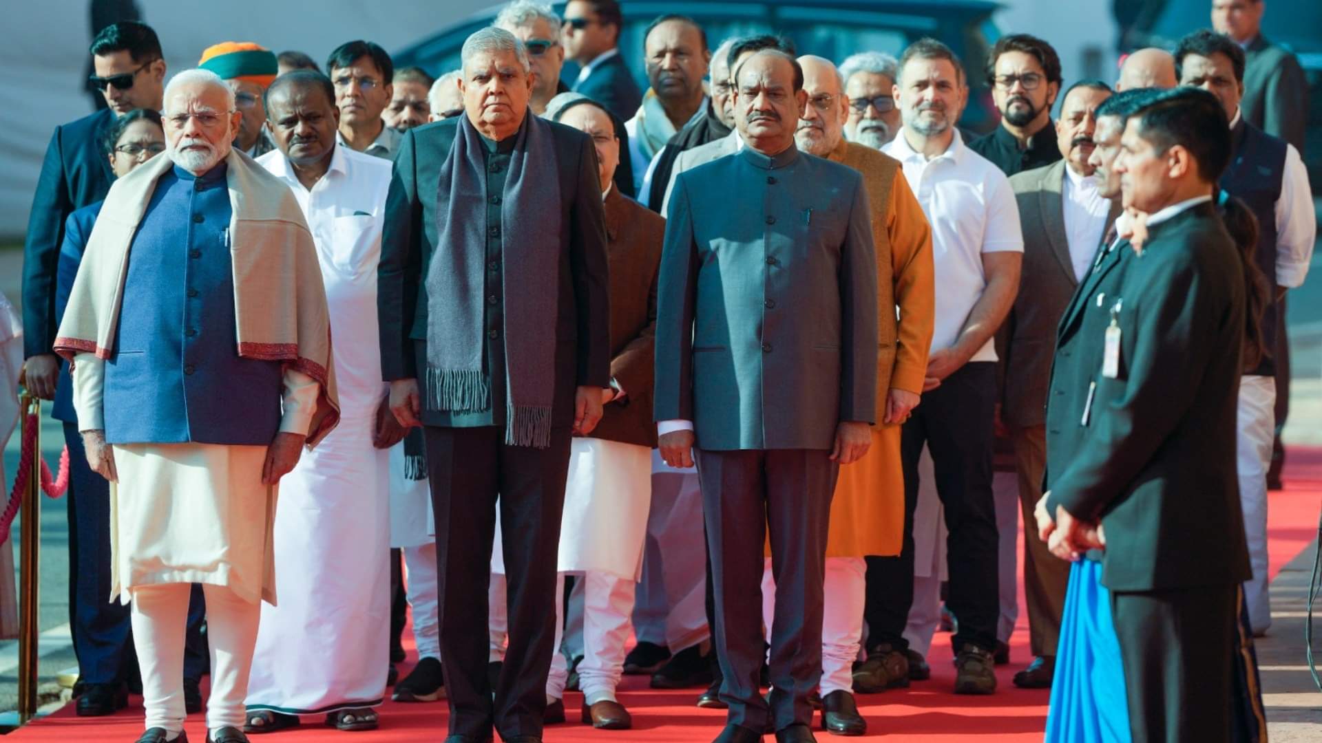 Parliament Attack President Droupadi Murmu PM Modi and other leaders paid tribute photos