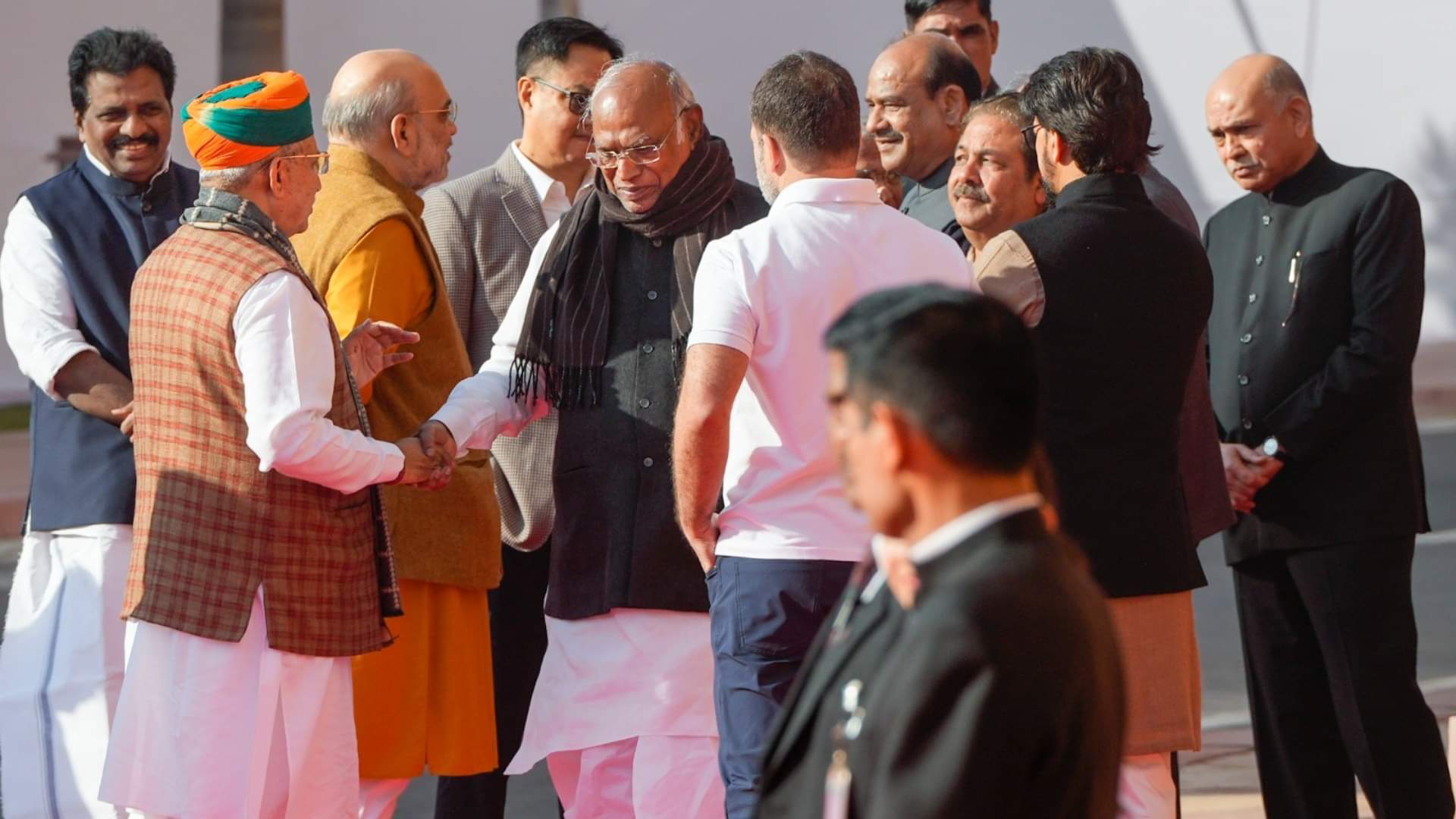 Parliament Attack President Droupadi Murmu PM Modi and other leaders paid tribute photos