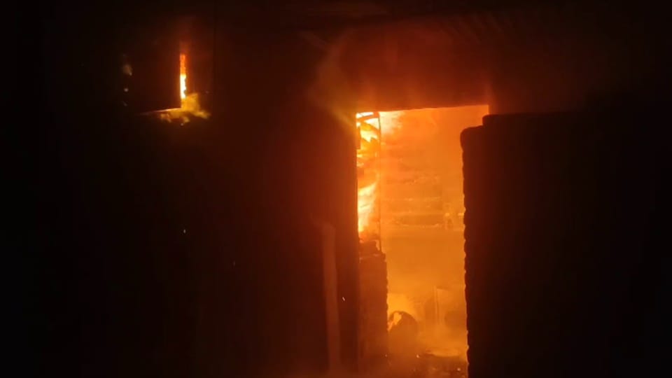 Fire breaks out in bike showroom in Ludhiana 100 two wheelers burnt