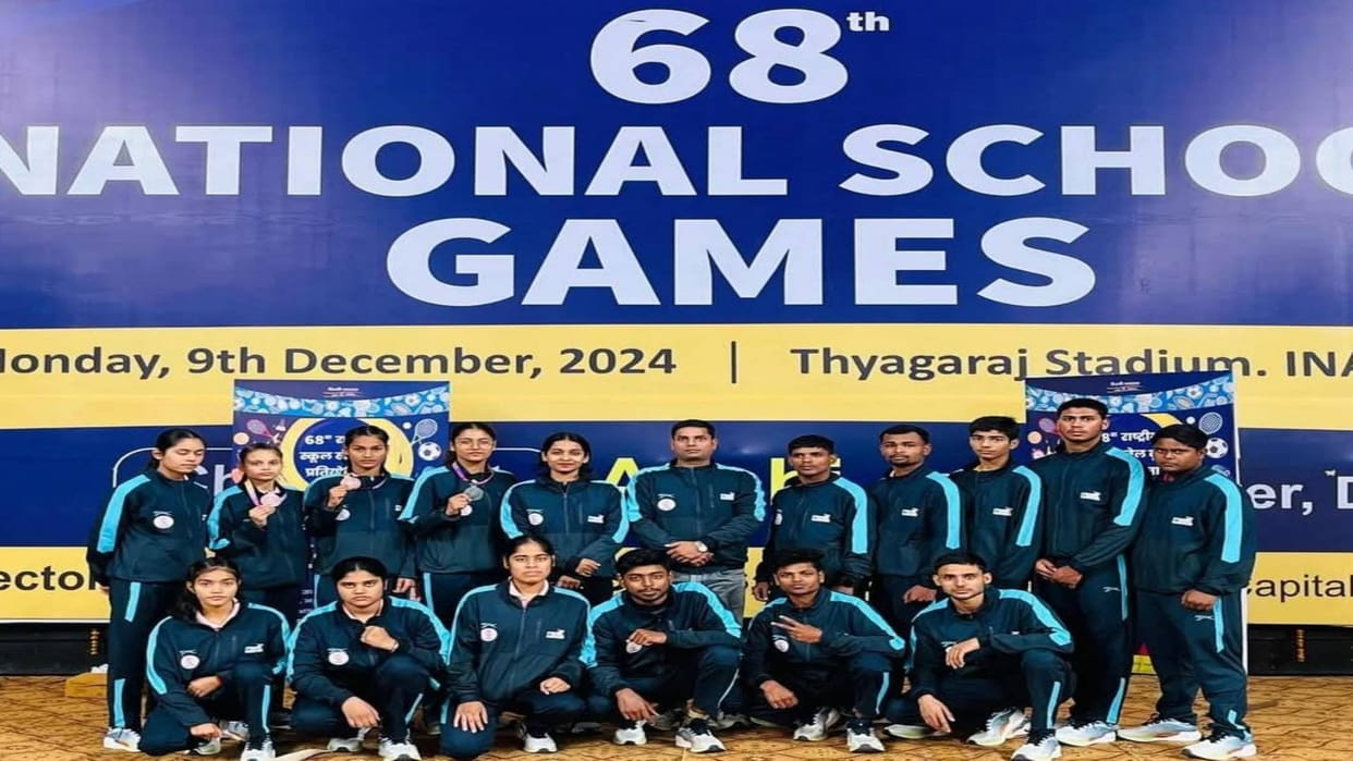 Bihar team dominated Wushu game in 68th National School Sports Competition 2024 Muzaffarpur won three medals