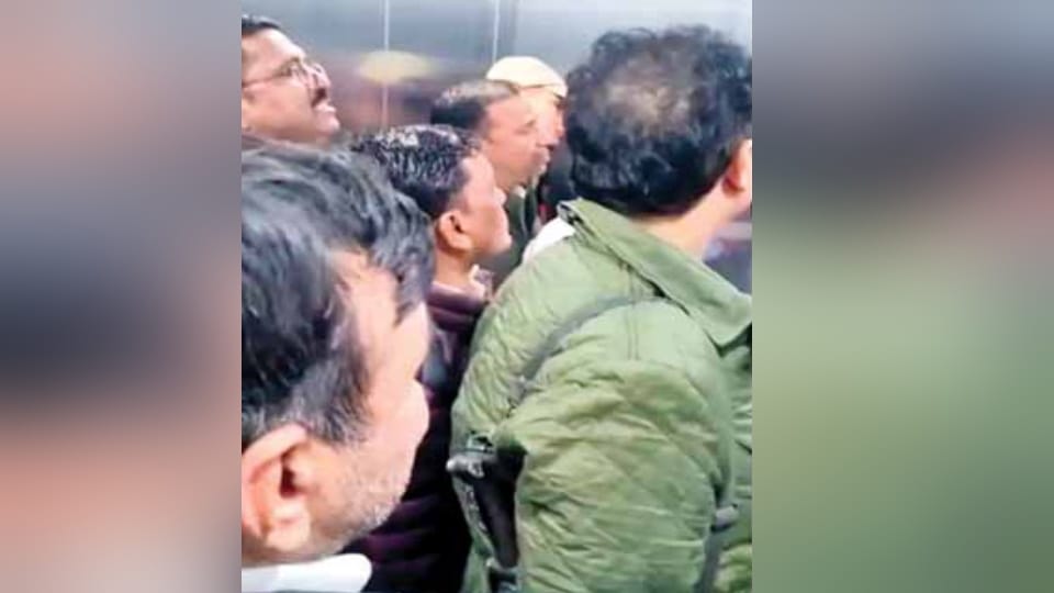 Meerut: SP MLA and lawyer stuck in court lift for 25 minutes, kept going up and down without stopping