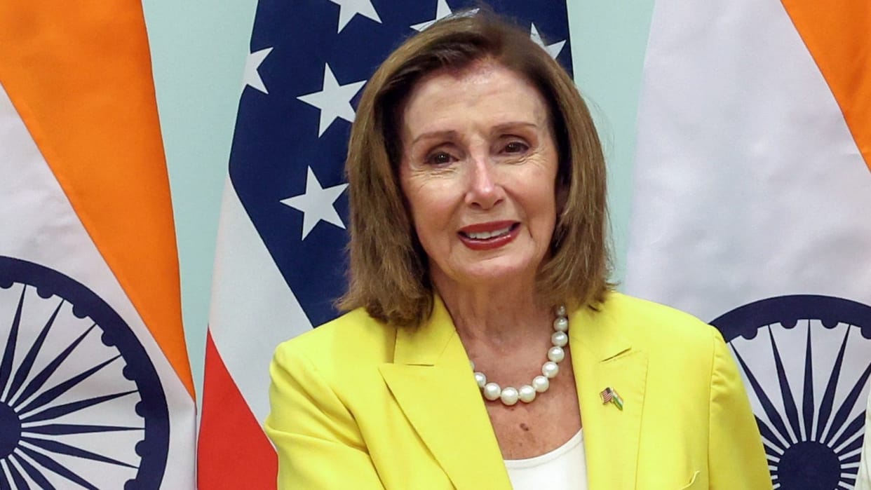 Nancy Pelosi Luxembourg Visit sustained injury from fall News Updates in Hindi