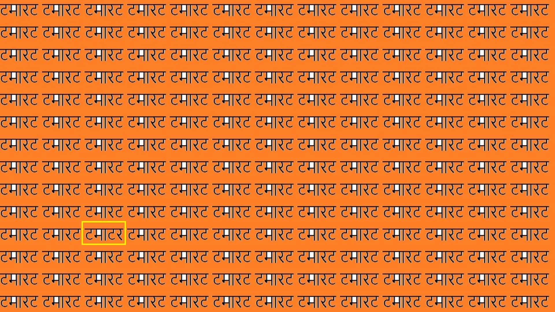 optical illusion iq test brain test where is written write tamatar in this image can you find in 17 seconds