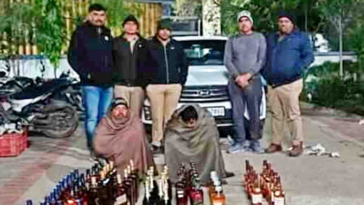 Sirohi News: Two accused arrested with liquor worth Rs 3.85 lakh