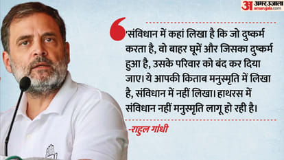 Lok Sabha LoP Rahul Gandhi During discussion on 75th anniversary of adoption of Constitution of India
