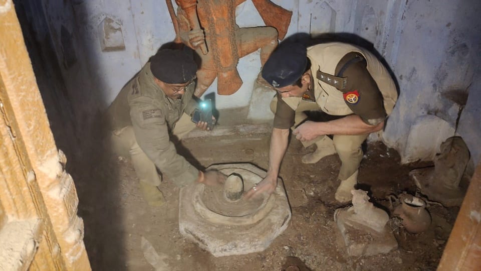 Sambhal Shiv Temple is surrounded by balconies of houses it was hidden amidst encroachment