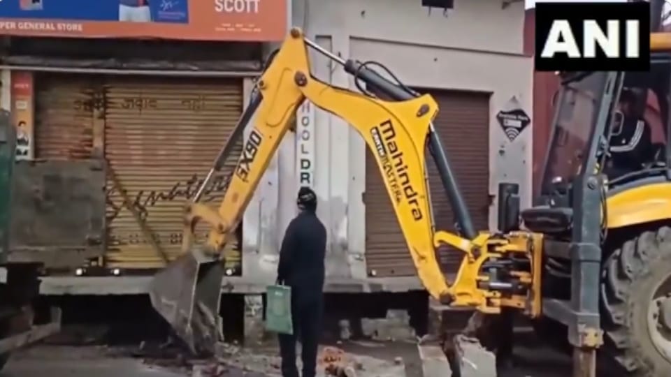 Sambhal Violence Sambhal District administration officials carry out an anti-encroachment drive