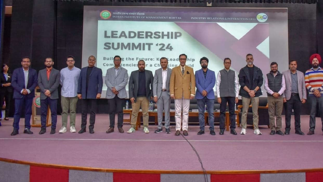 Rohtak IIM students learn the importance of innovation, students and faculty members get a great platform