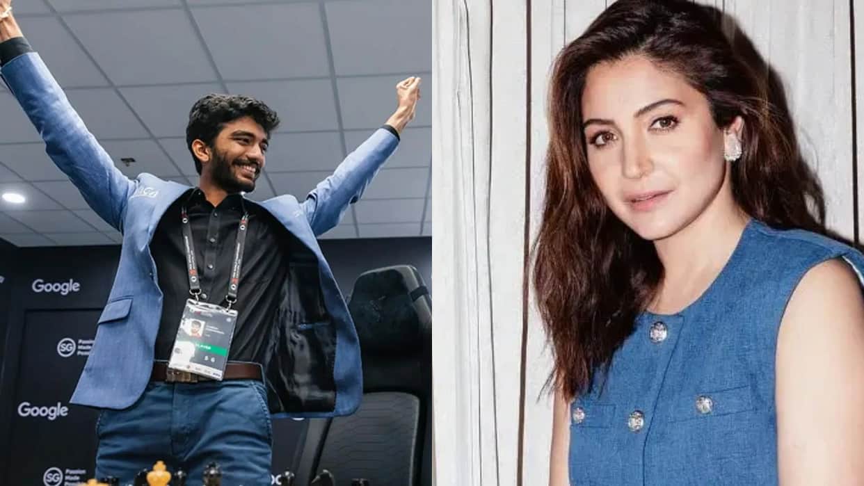 Anushka Sharma support for chess world champion D Gukesh shared father video beautiful words of proud parents