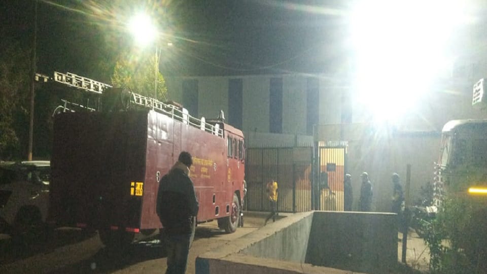 Ammonia gas leak in meat factory in Aligarh