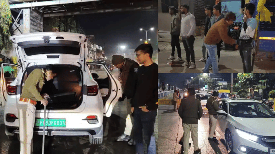 indore news police night checking crime case