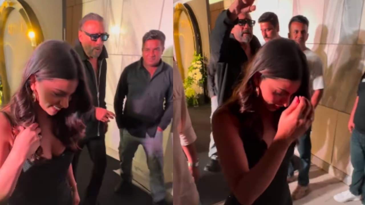 Jackie Shroff protect shahrukh khan daughter suhana khan from paparazzi in nirvan khan birthday bash