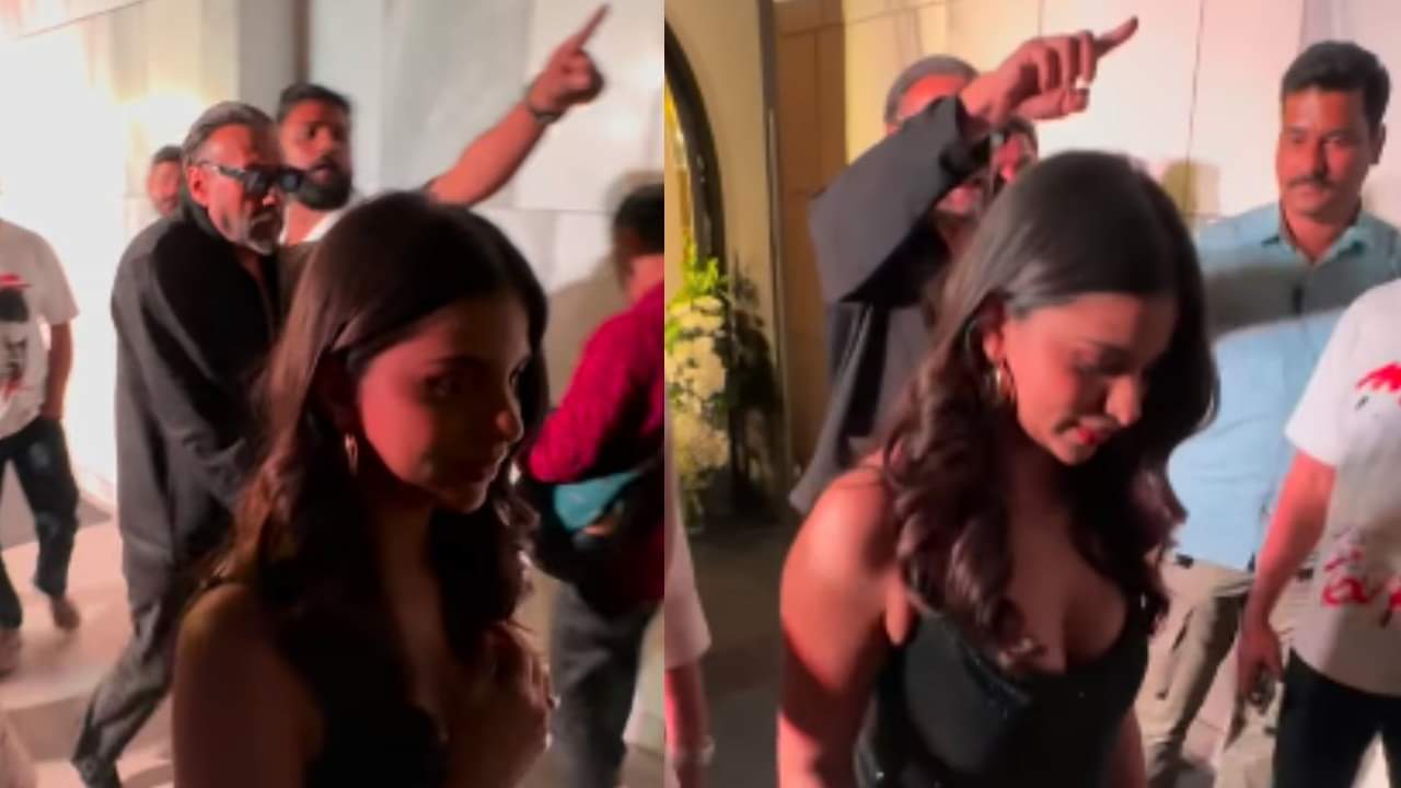 Jackie Shroff protect shahrukh khan daughter suhana khan from paparazzi in nirvan khan birthday bash