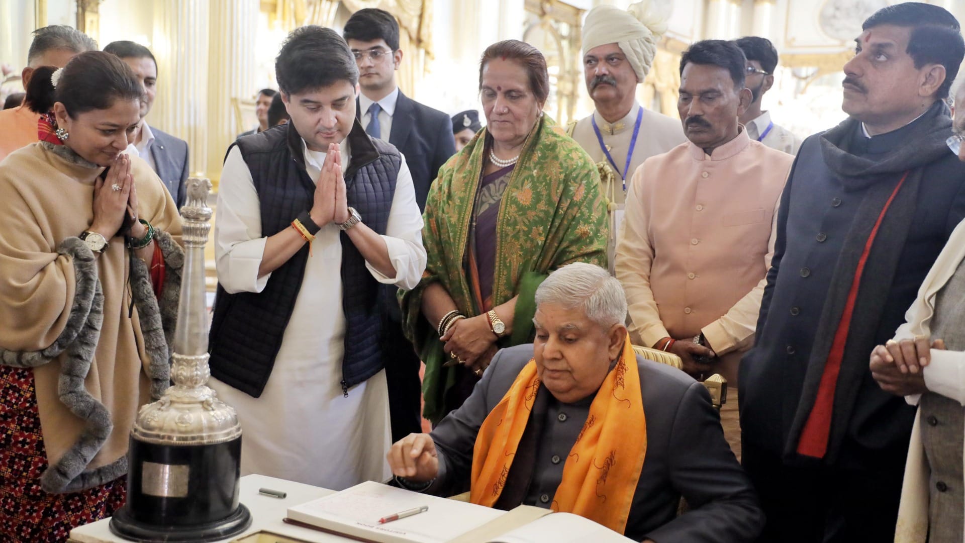 Vice President Jagdeep Dhankhar Gwalior Visit Scindia royal family JaiVilas Palace Know Schedule Full Details