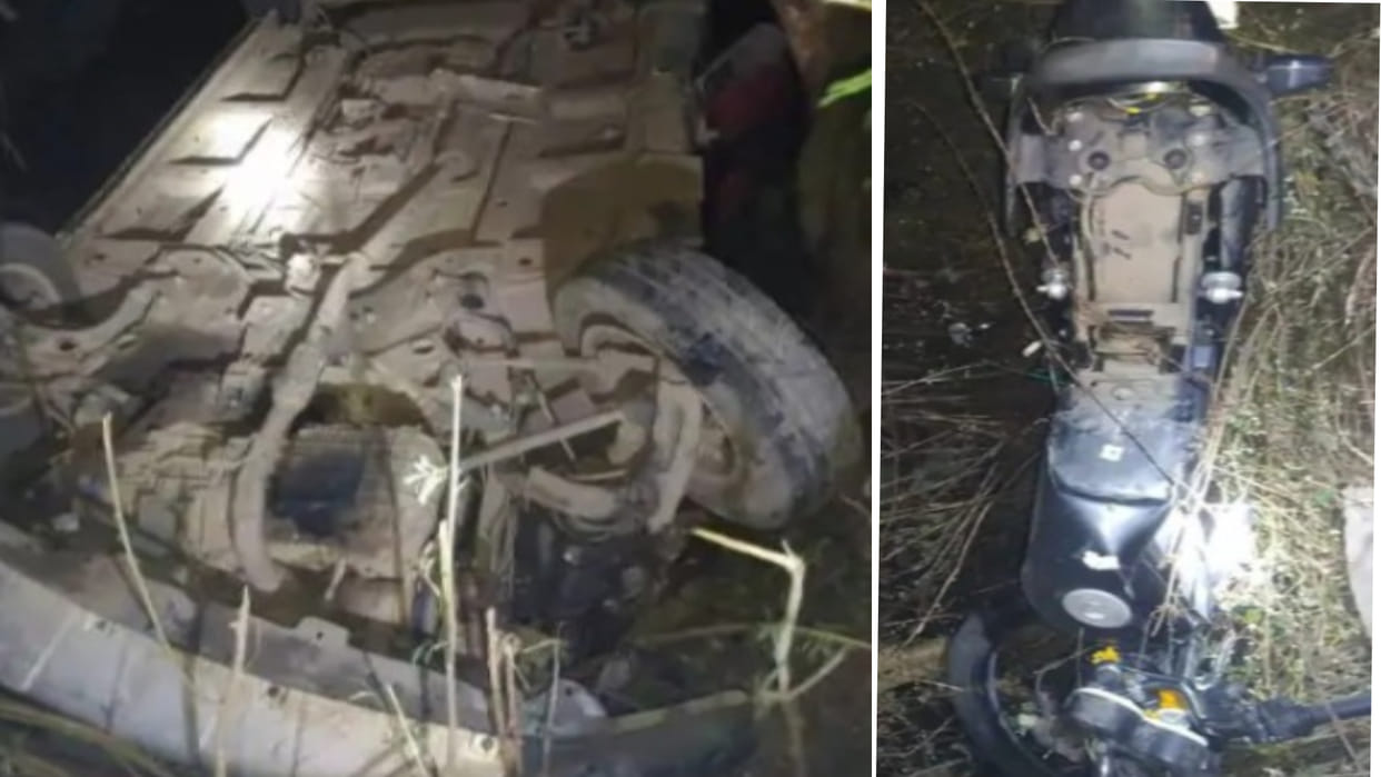 Bhopal News: Three people including two brothers were crushed by a speeding car