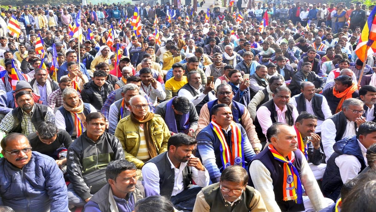 Suryakund issue heats up Buddhist community protest in Badaun