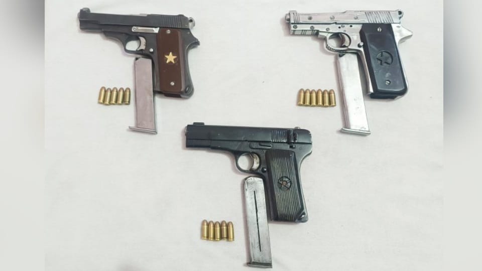Anti Gangster Task Force and sas nagar police arrested Five along with four operatives of Arsh Dalla