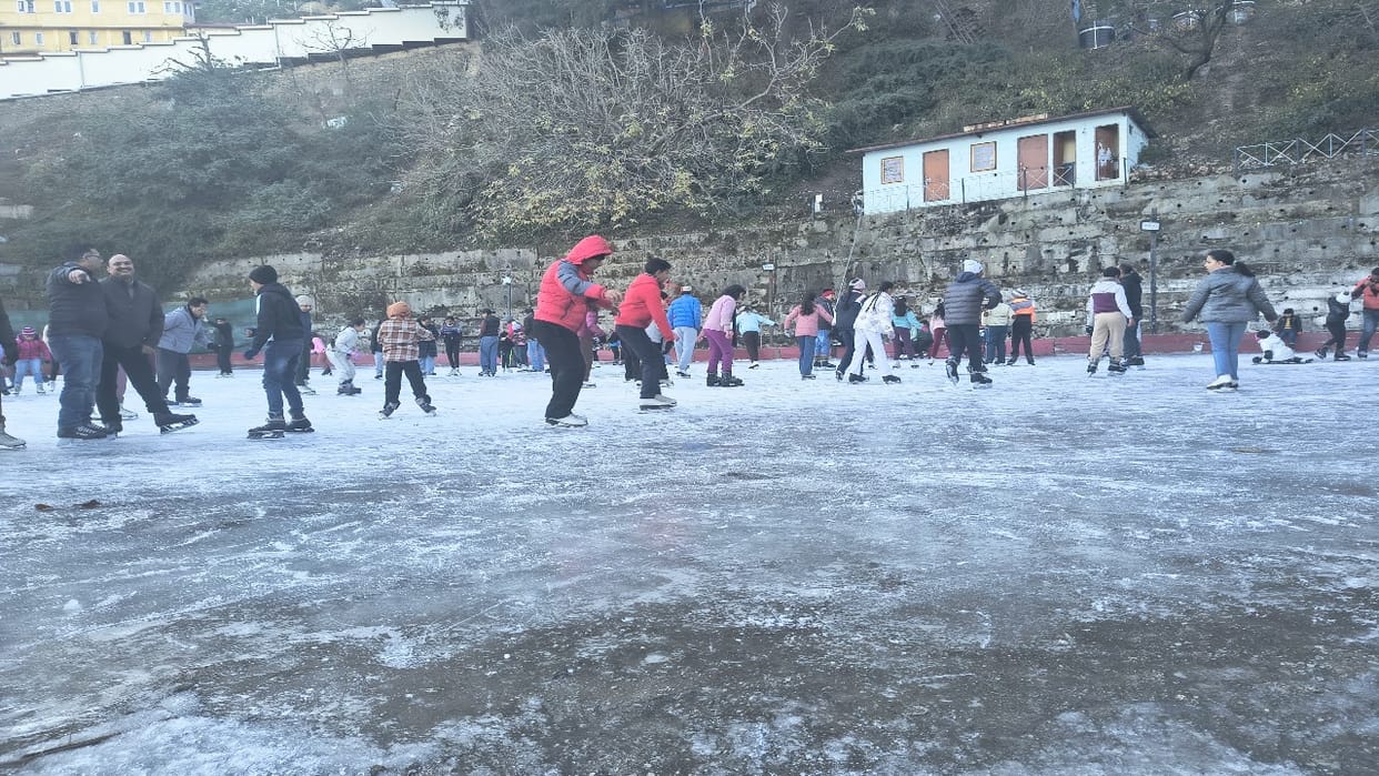 Shimla Ice Skating Rink: Skaters flock to Asia's largest natural ice skating rink