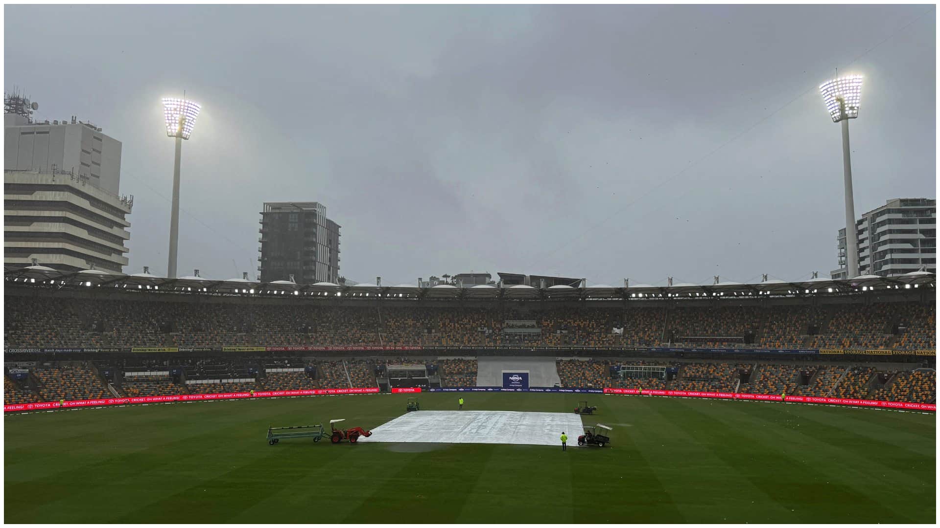 IND vs AUS 3rd Test Day 5 Brisbane Weather Forecast Gabba Rain Prediction Pitch Report India vs Australia BGT