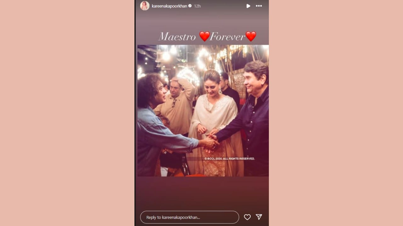 Kareena Kapoor Khan anupam kher Ranveer singh bhumi pednekar Kangana Ranaut paid tribute to Zakir Hussain