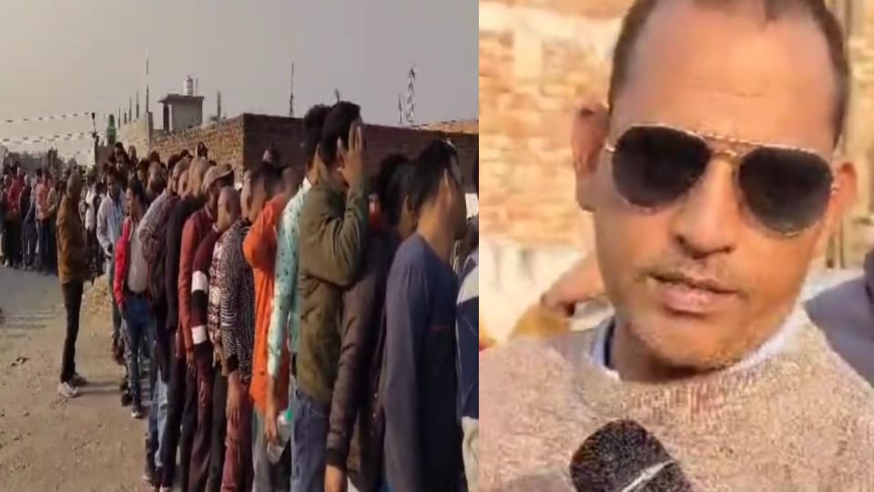 Meerut: 20 rupees fee for 300 rupees oil..., man claims hair growth as soon as you apply it on your head