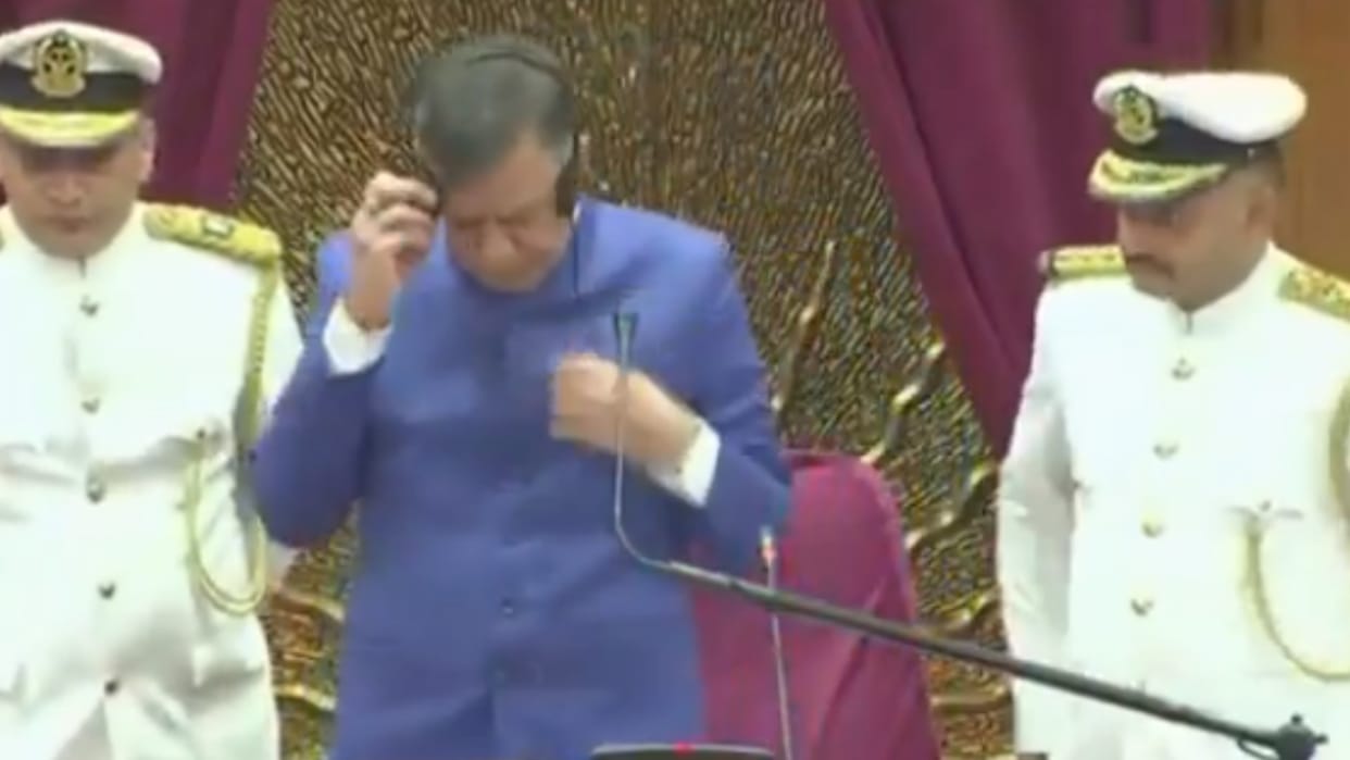 UP Vidhan sabha speaker upset over ruckus in the house.