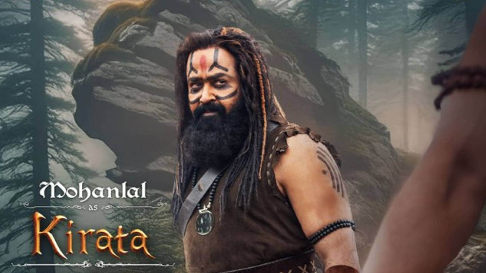 Vishnu Manchu reveals Mohanlal character in his film Kannappa shares first look poster as Kirata goes viral