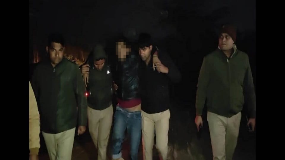 A criminal arrested in police encounter