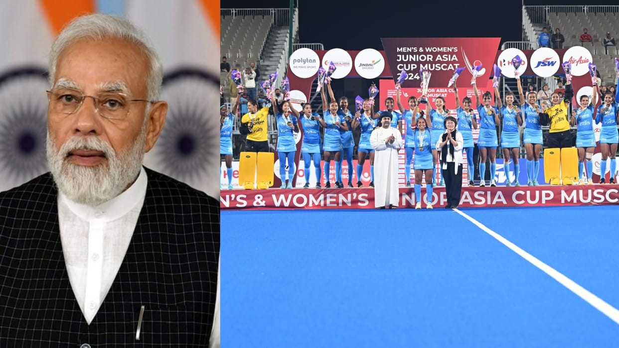 PM Modi congratulates Indian Junior Womens Hockey Team for winning Asia Cup title against china know details
