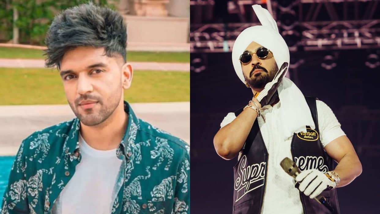 Punjab Vs Panjab Guru Randhawa took a dig at Diljit Dosanjh Controversy erupted over wrong spelling