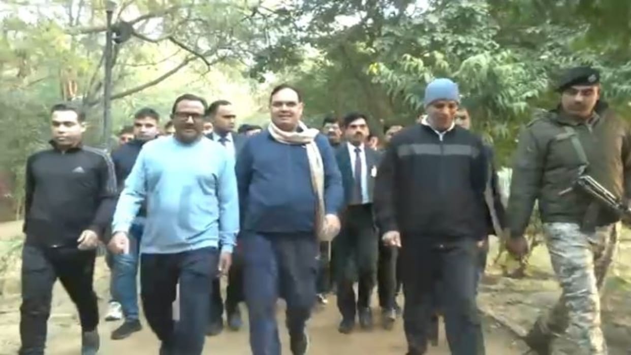 Jaipur News: Chief Minister reached Central Park on morning walk, said- start the day with exercise
