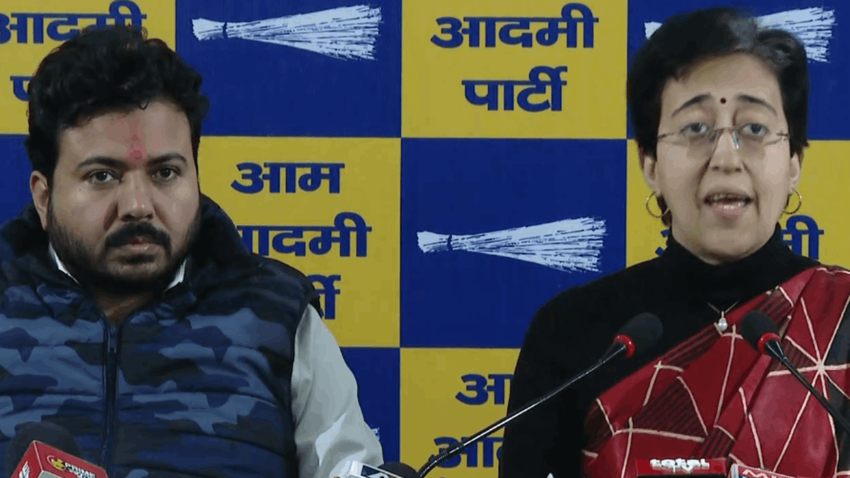 Delhi cm Atishi said BJP is doing drama of going to slums  in conference and manish target amit shah