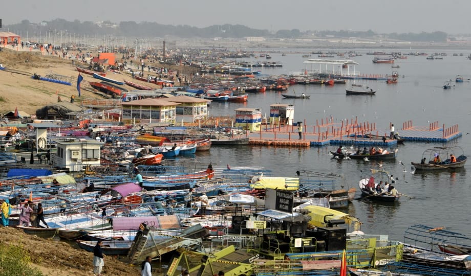 Irrigation Department diverted three streams of Ganga into one stream