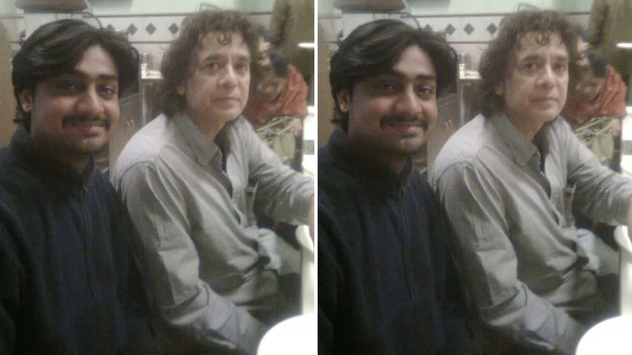Ustaad Zakir Hussain Tabla is Saraswati consider it an object of worship secretly meet Pandit Kishan Maharaj