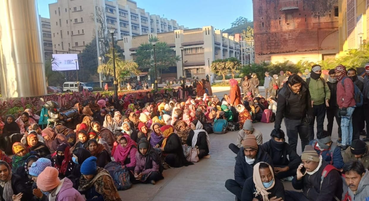 Bhopal: Patients' problems increased due to strike by Hamidia's outsourced employees, they said- they have not