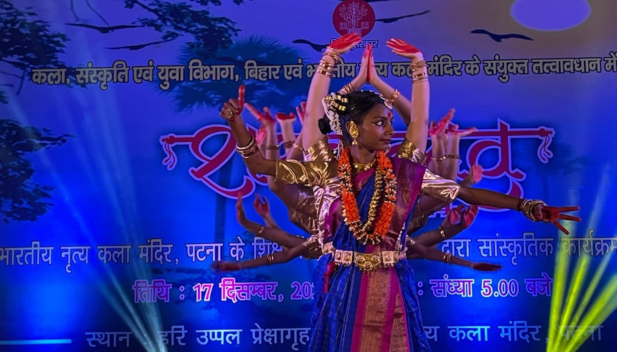 Bihar News: Confluence of music and dance, Sohar and Khelvan folk songs in Sharadotsav program, Zakir Hussain
