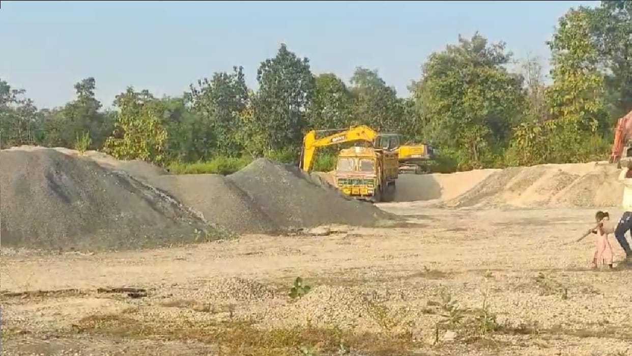Mineral department imposed fine of Rs 3.77 lakh on BMS project in Bijapur