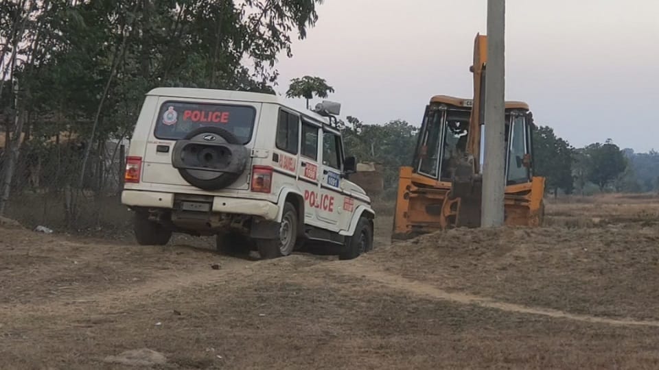 On complaint of illegal soil excavation mining officer seized JCB in GPM