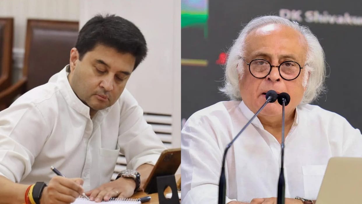 Scindia-Ramesh clashed over Satcom spectrum allocation, verbal spat escalated over linking it to 2G case