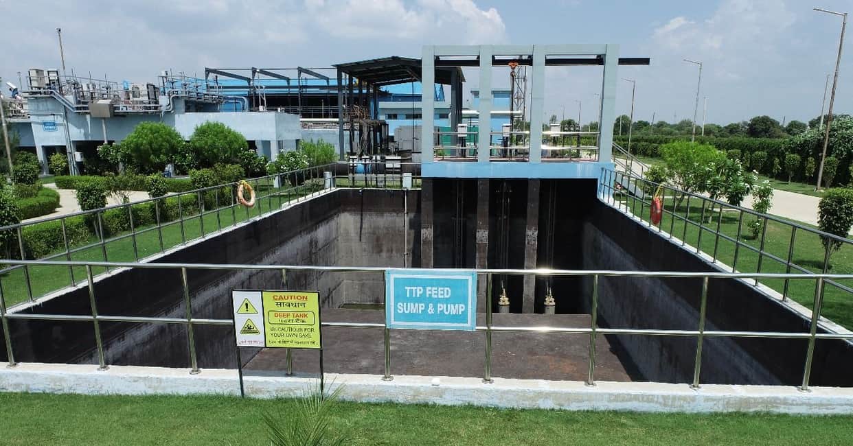 Tertiary treatment plant worth Rs 189 crore is ready 300 meters of wire could not be laid till now