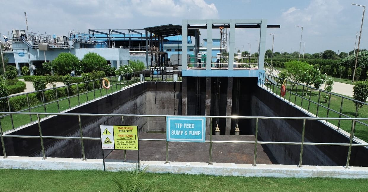 Tertiary treatment plant worth Rs 189 crore is ready 300 meters of wire could not be laid till now
