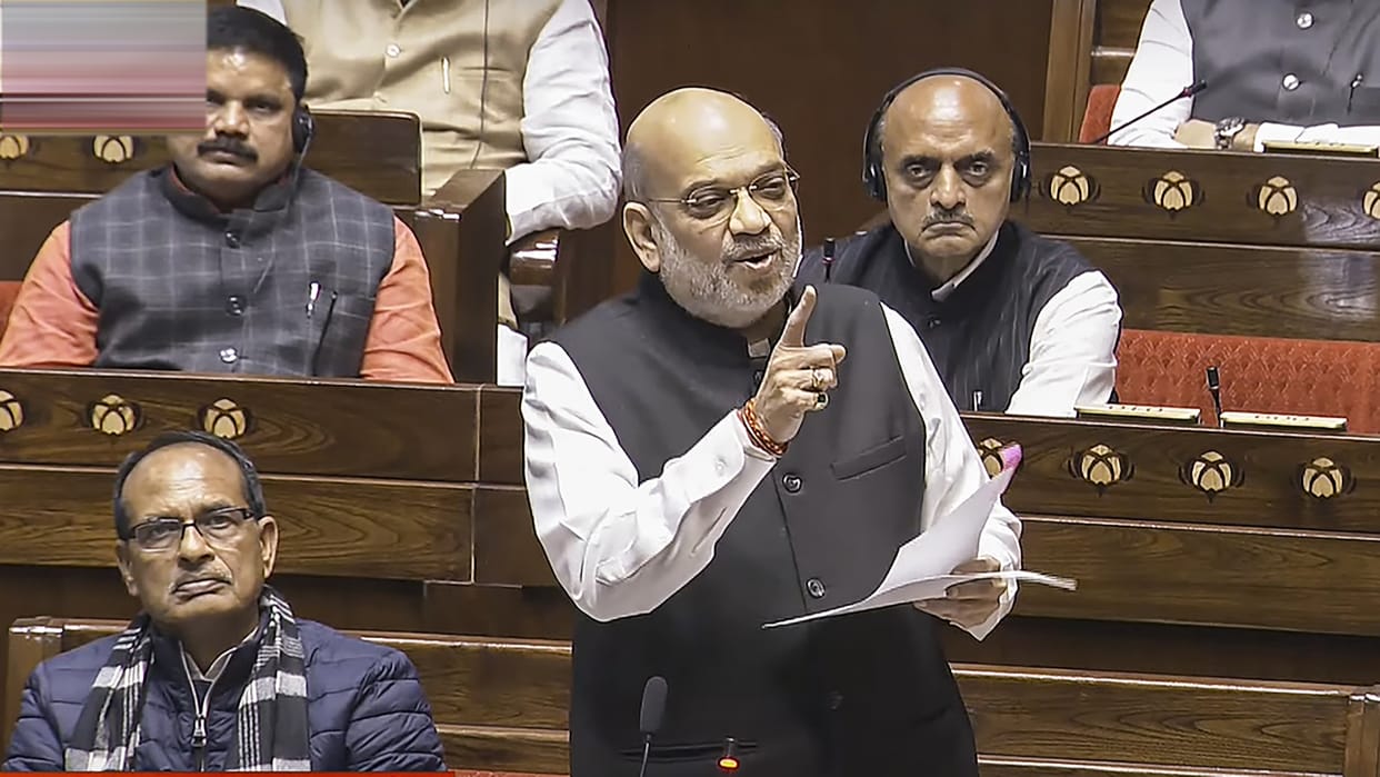 Congress worked to bring Muslim personal law Amit Shah in Rajya Sabha
